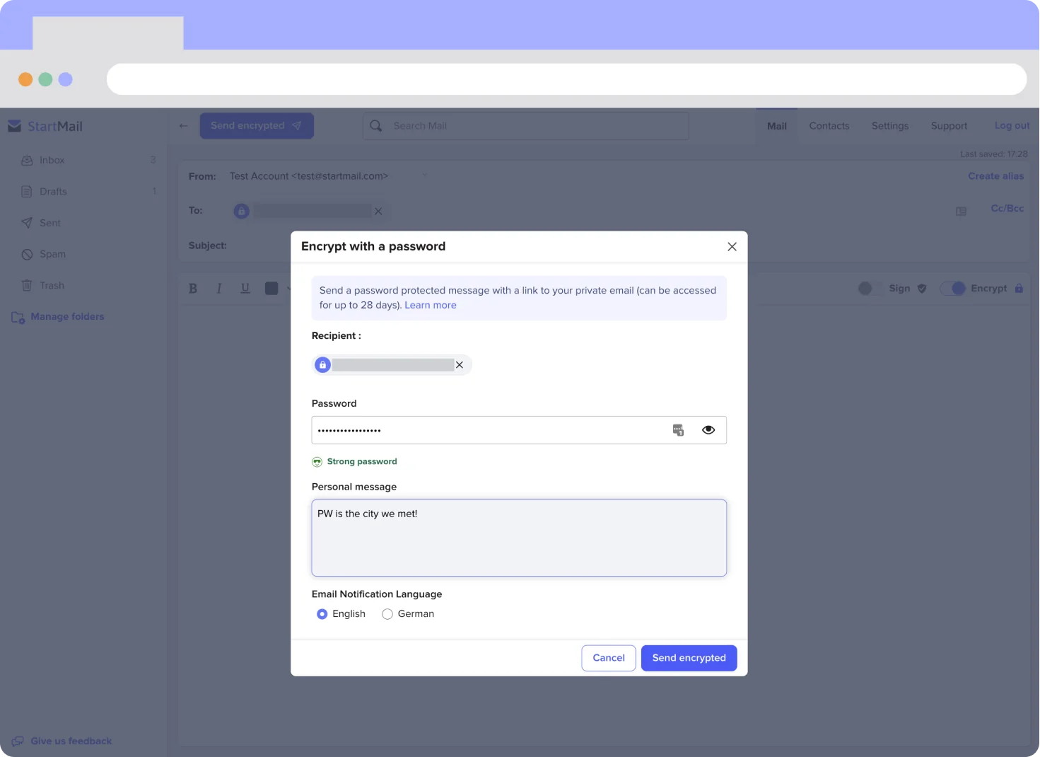 Startmail Encryption